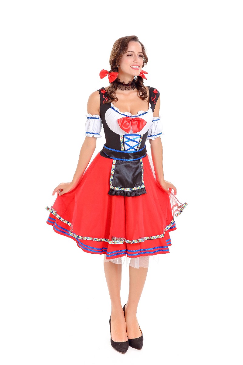 F1794-2 КОСТЮМ ДЕВУШКИ МЕДВЕДЯ OKTOBERFEST